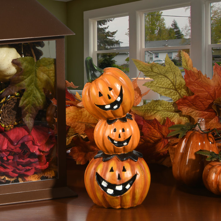 The Holiday Aisle® Stacked Pumpkins Decorative Accent & Reviews Wayfair